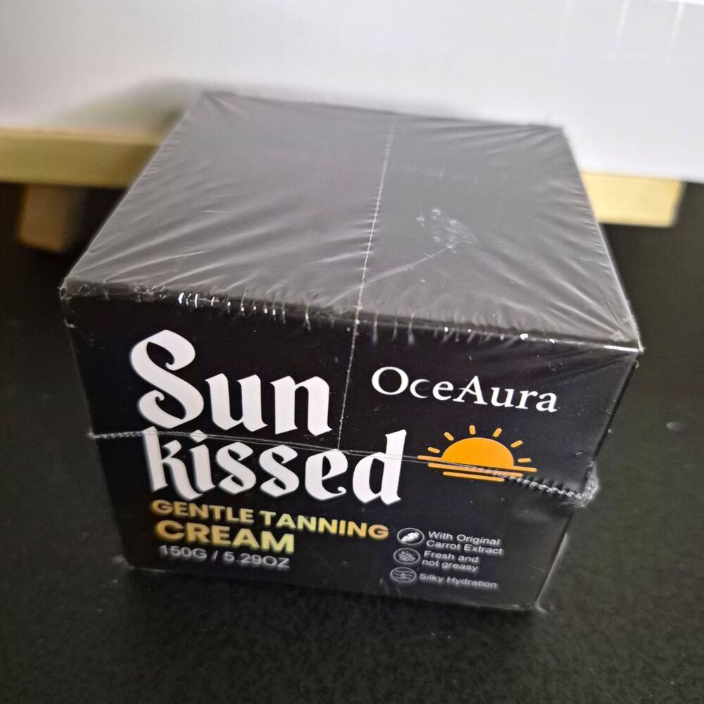 OceAura Sun Kissed Gentle Tanning Cream Hydrating Moisturizer Carrot 5.29oz